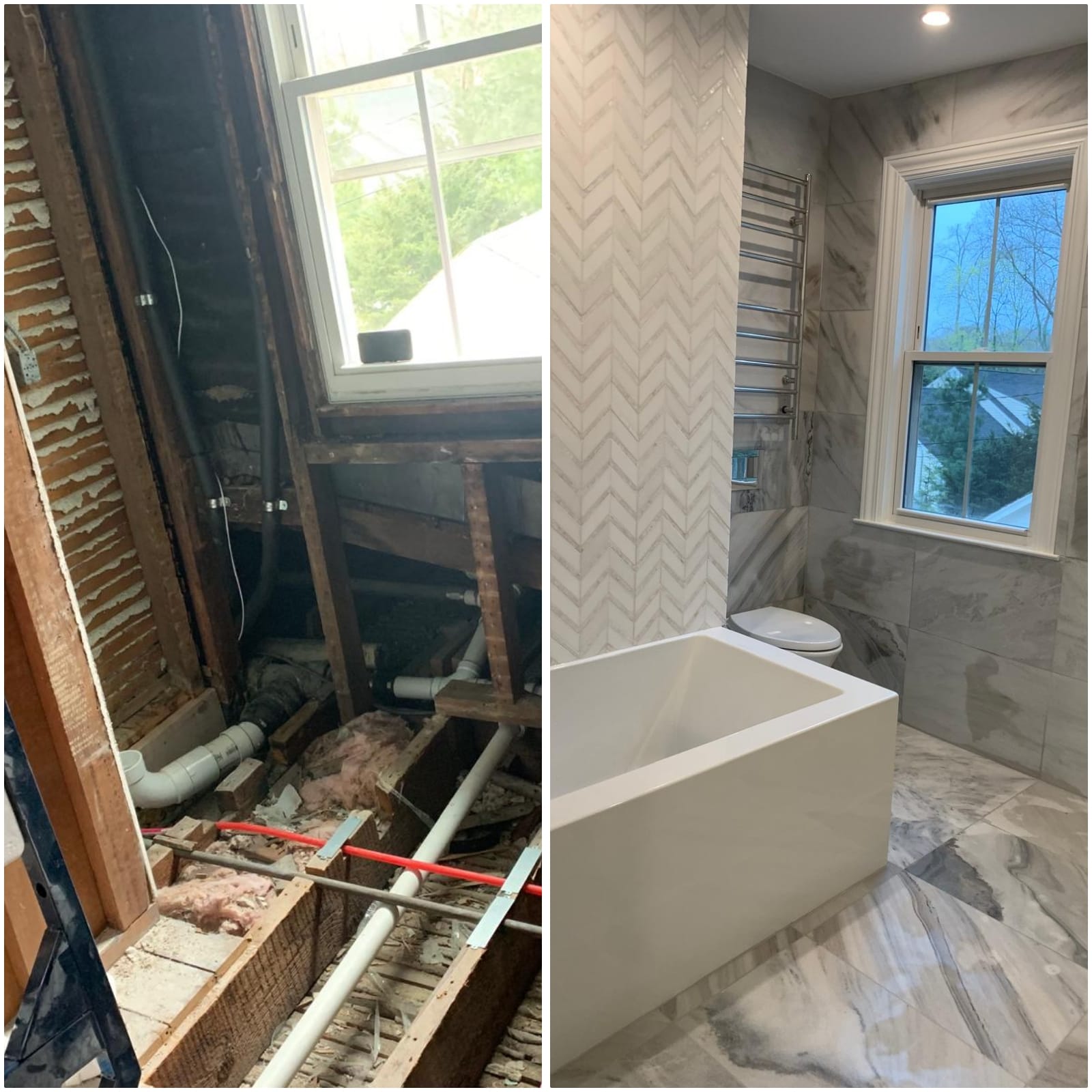 Custom kitchen island construction