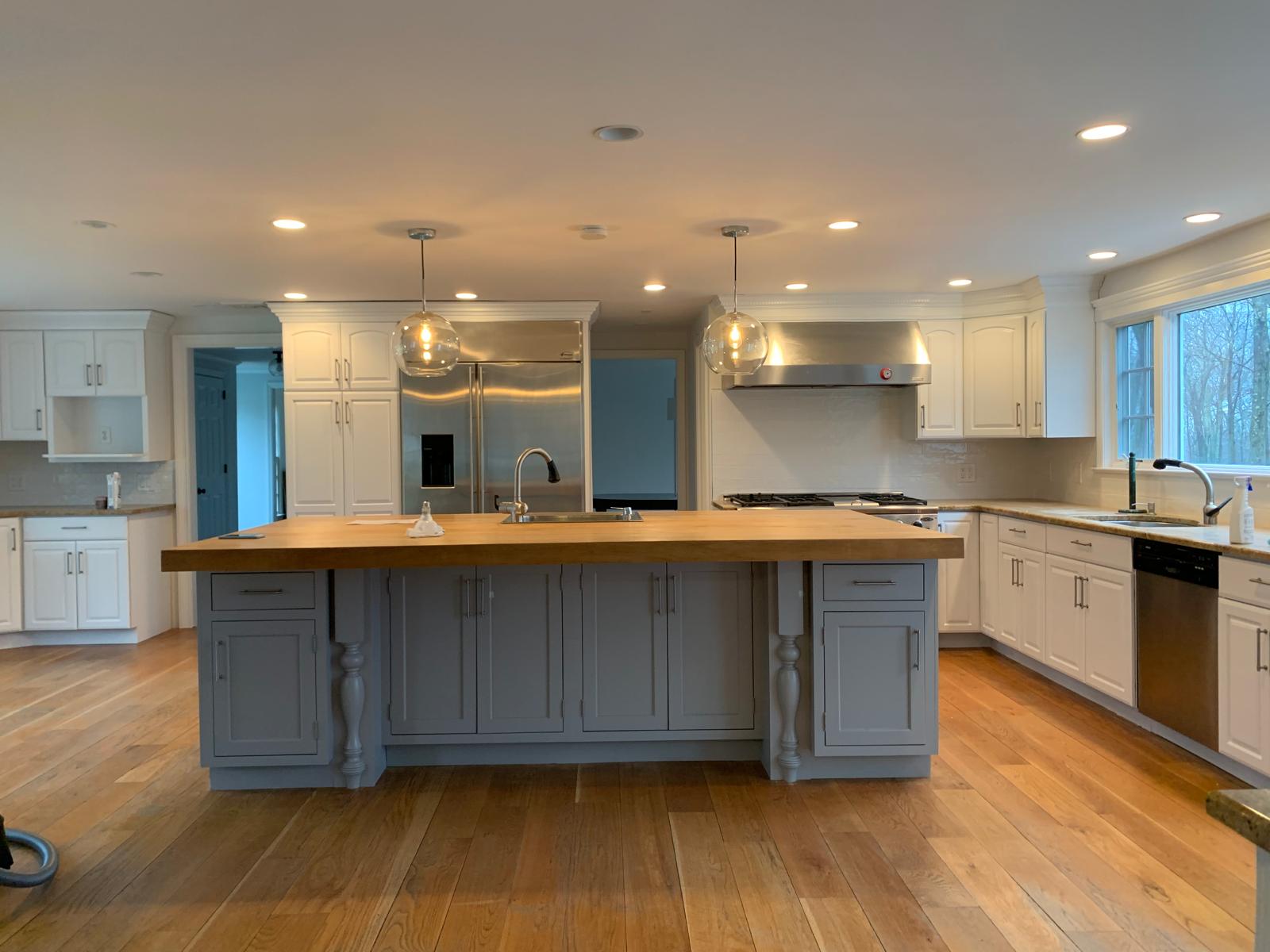 Custom Kitchen Island Construction